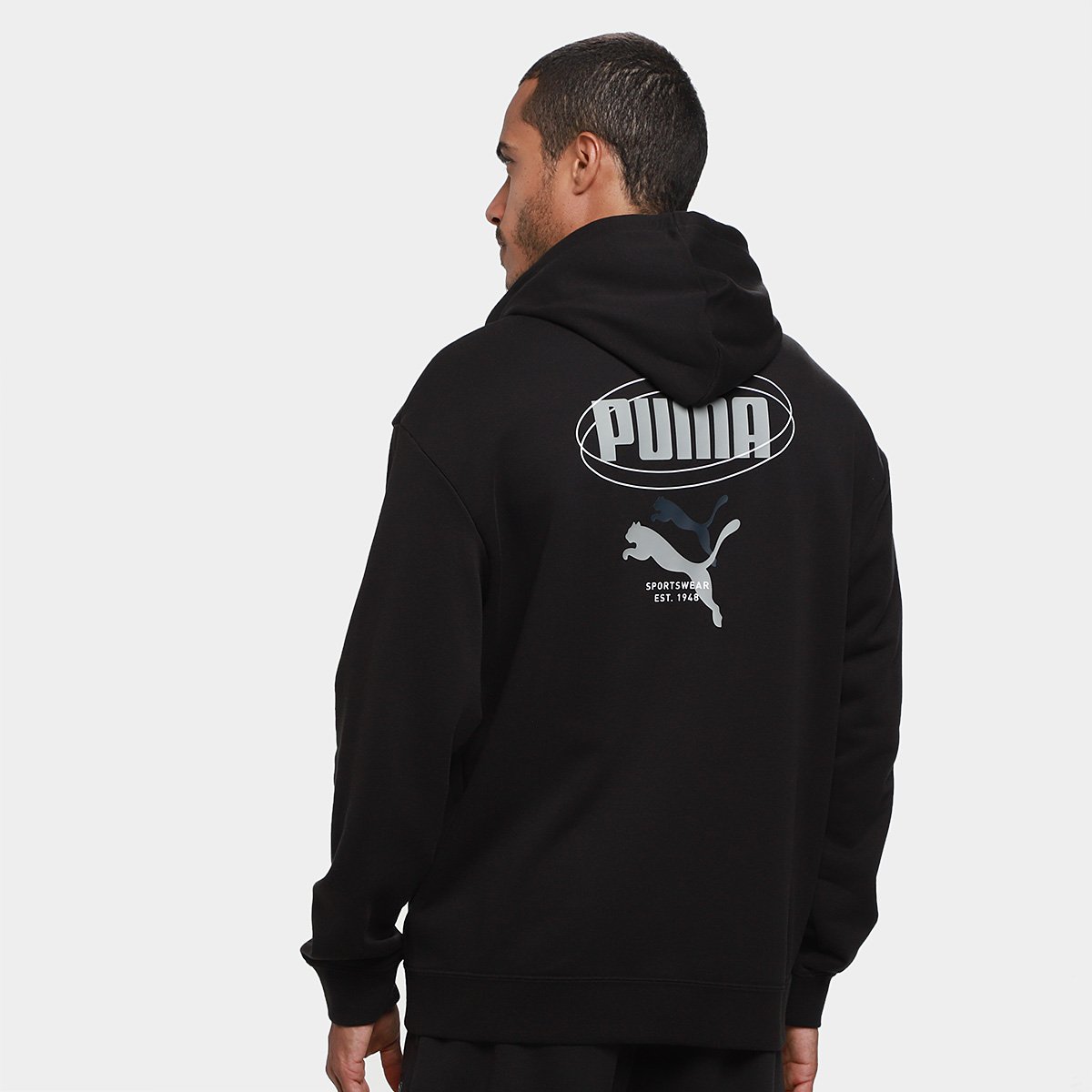 Moletom Puma Ess Lab Story 1 Hoodie Tr Masculino - 1