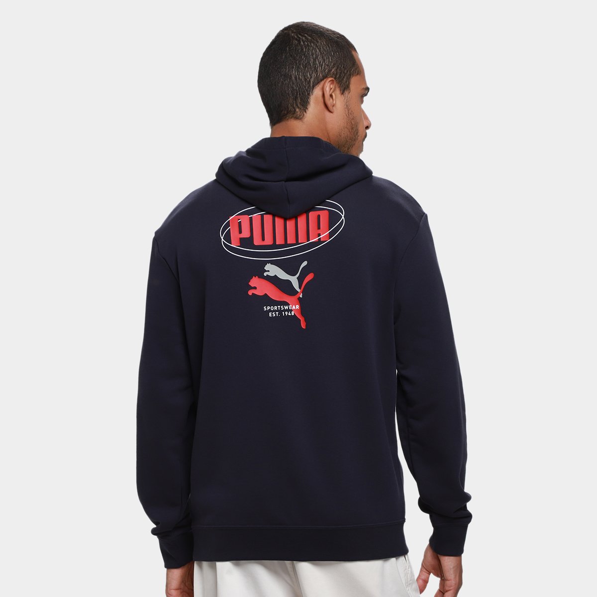 Moletom Puma Ess Lab Story 1 Hoodie Tr Masculino - 1