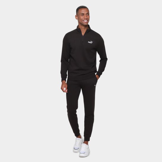 Moletom Puma Ess No. 1 Half-Zip Fl Masculino