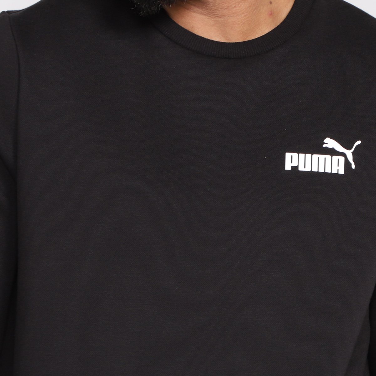 Moletom Puma Ess Small Logo Crew Fl Masculino - 2