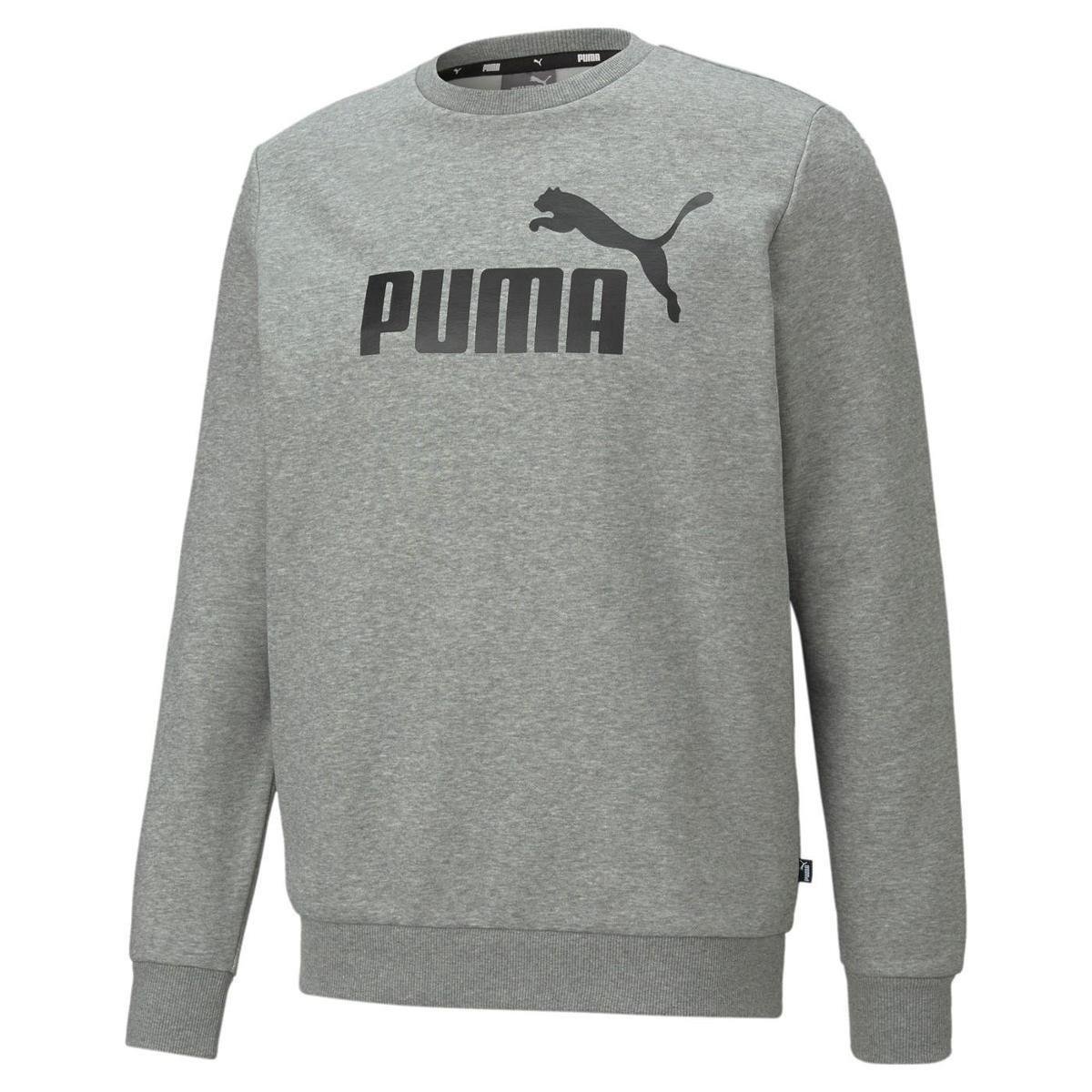 Moletom Puma Essentials Big Logo Masculino - Cinza Menor preço em Moletom Puma Essentials Big Logo Masculino - Cinza