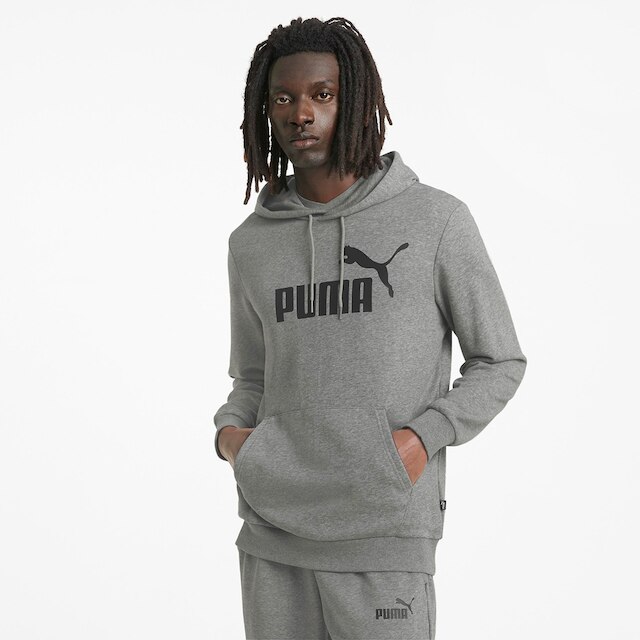 Moletom Puma Essentials Canguru Masculino - Cinza Menor preço em Moletom Puma Essentials Canguru Masculino - Cinza