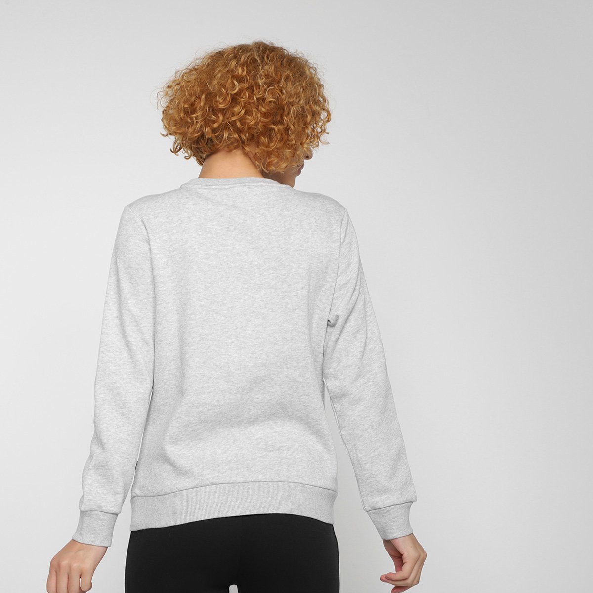 Moletom Puma Essentials Logo Crew Fl Feminino - 1