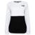 Moletom Puma Feminino Ess Colourblock Crew - Branco+Preto