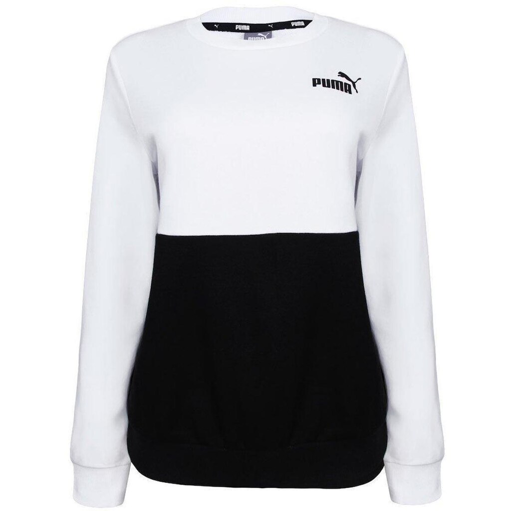 Moletom Puma Feminino Ess Colourblock Crew