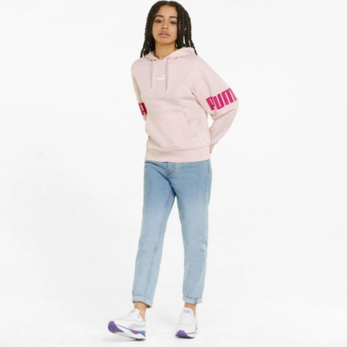 fila block boyfriend moletom com capuz