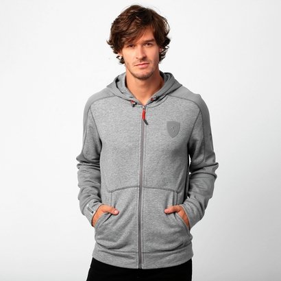 puma ferrari moletom com capuz black