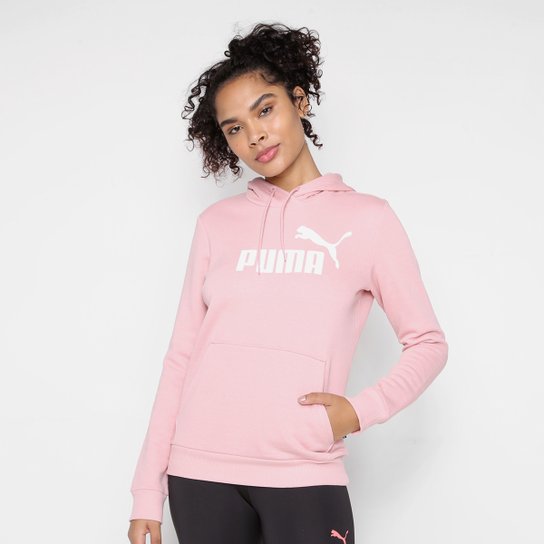 Moletom Puma Logo C/ Capuz Feminino - Rosa é ruim? Moletom Puma Logo C/ Capuz Feminino - Rosa é boa?