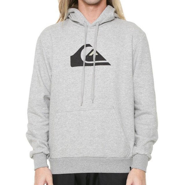 Menor preço em Moletom Quiksilver Big Logo Hood - Cinza