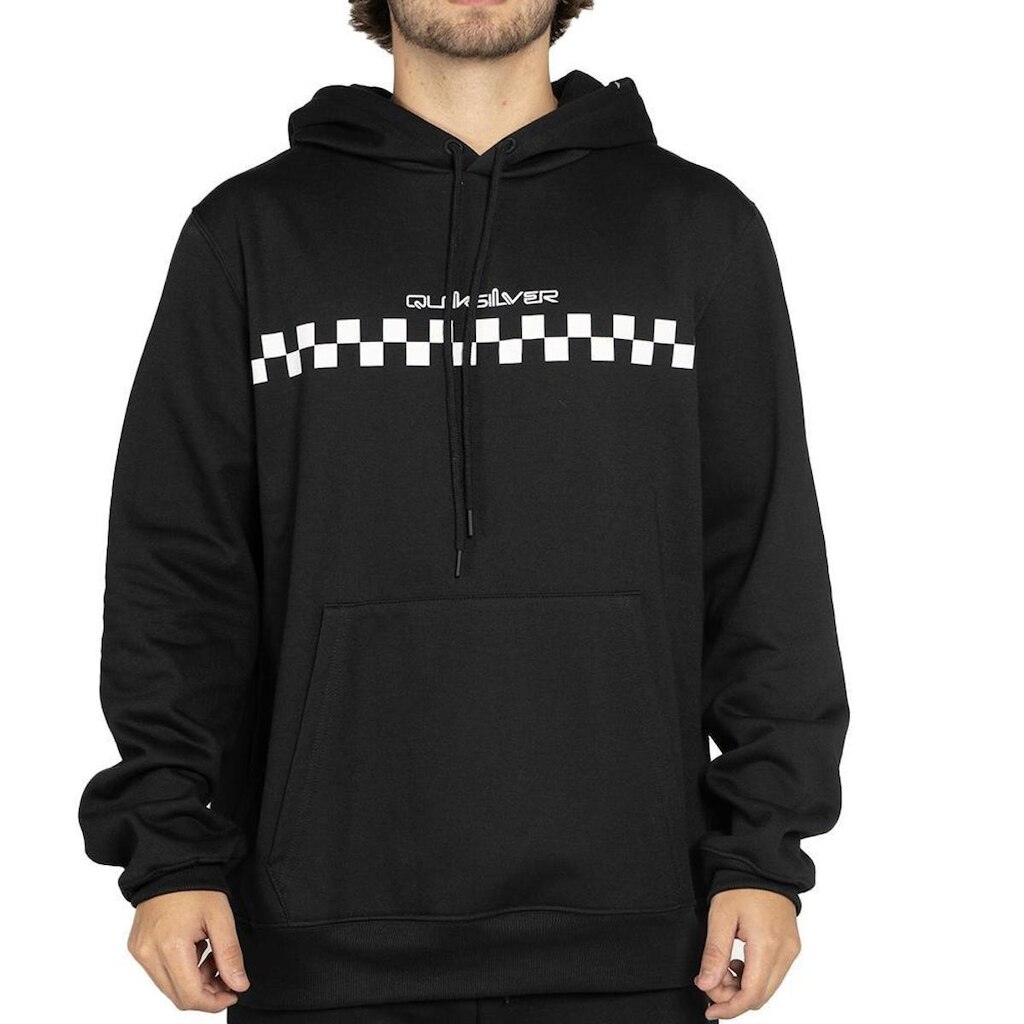 Moletom Quiksilver Canguru Checker WT25 Masculino