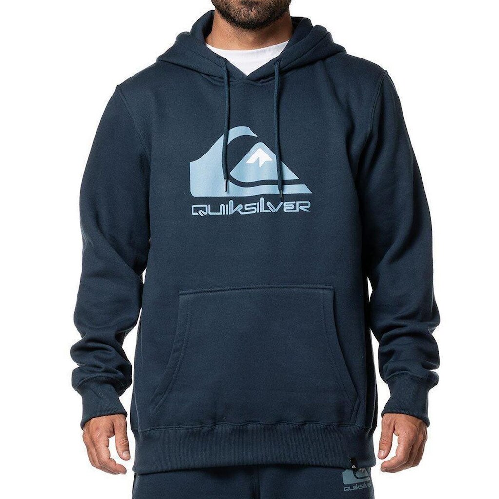 Moletom Quiksilver Canguru Full Logo 280G WT24