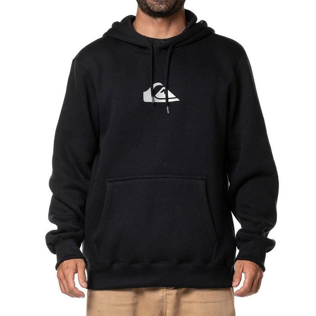Moletom Quiksilver Canguru Metal Comp Comp Logo WT24