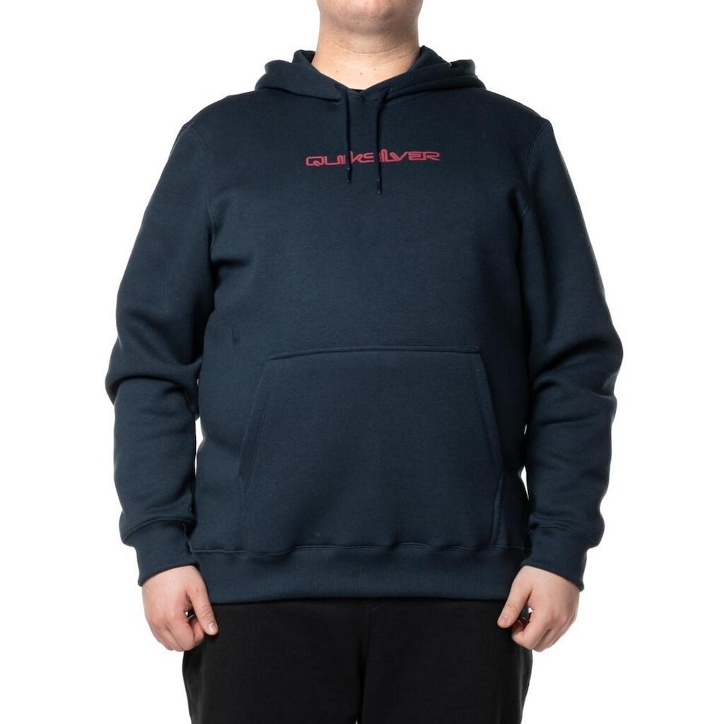 Moletom Quiksilver Canguru Omni Font Plus Size WT24