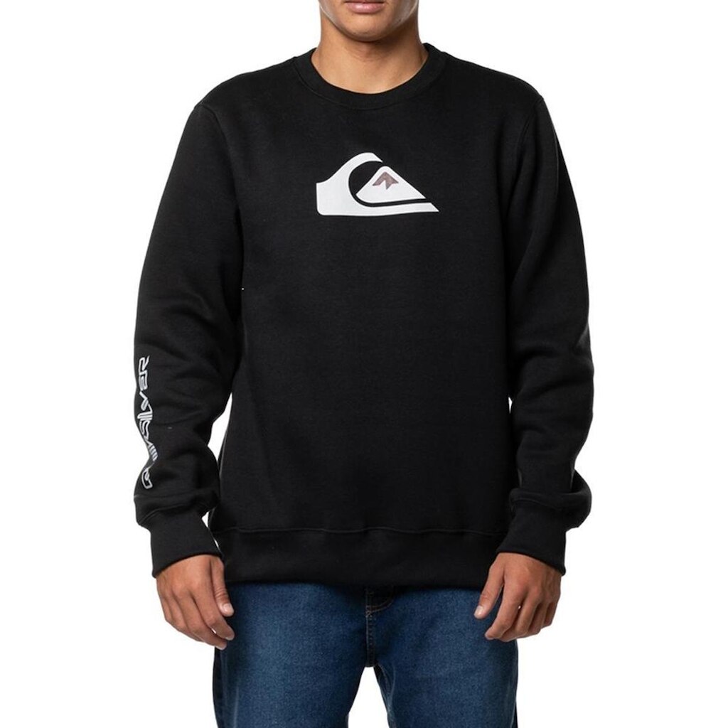 Moletom Quiksilver Careca Comp Logo 305G WT24