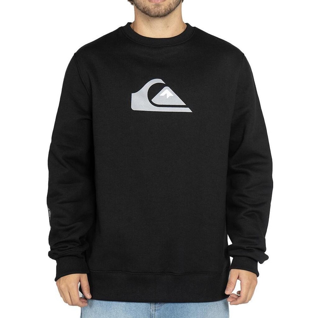 Moletom Quiksilver Careca Comp Logo WT25 Masculino