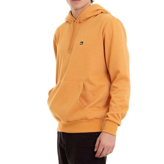 Moletom Quiksilver Fechado Transfer Masculino - Mostarda