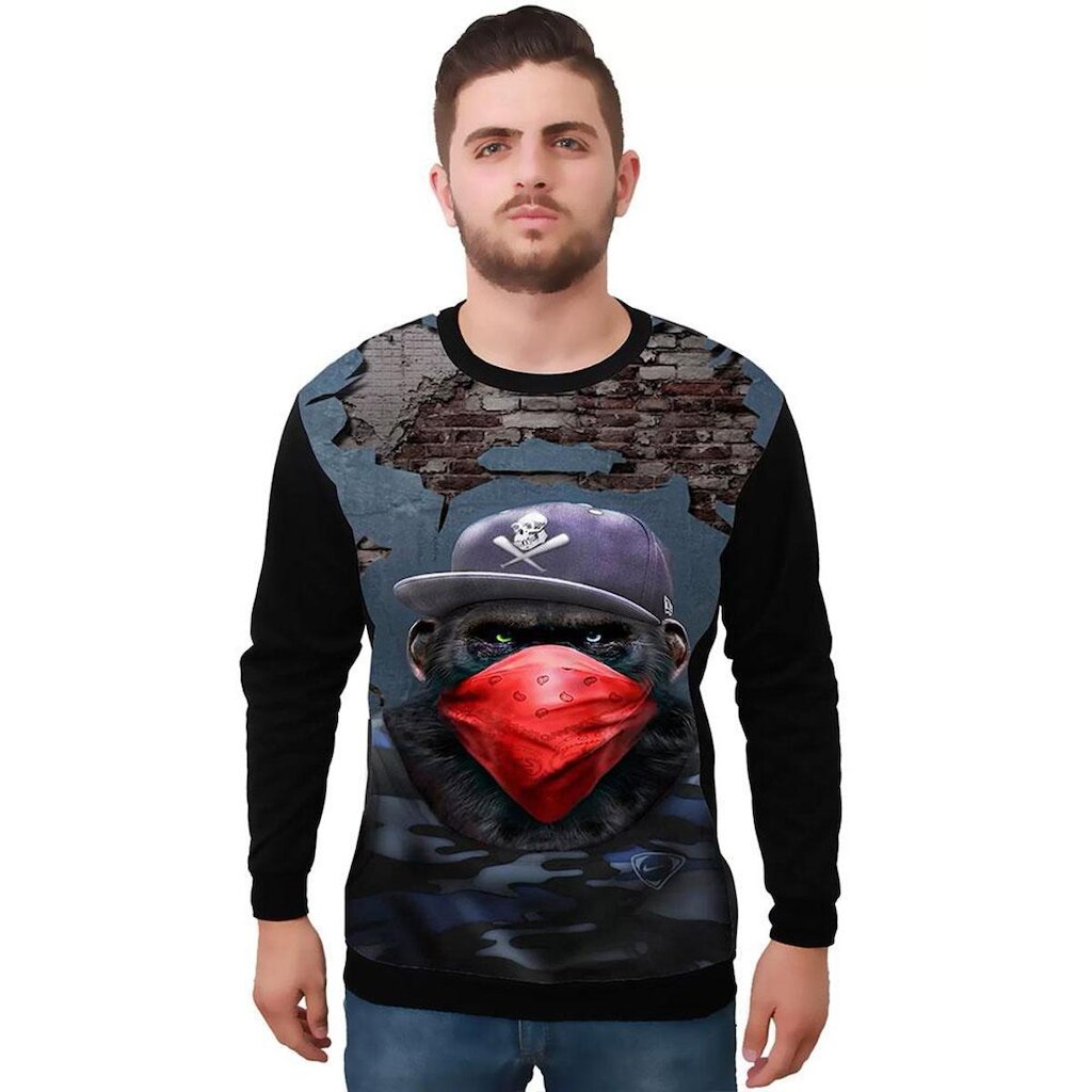 Moletom Ramavi Gang Preto G
