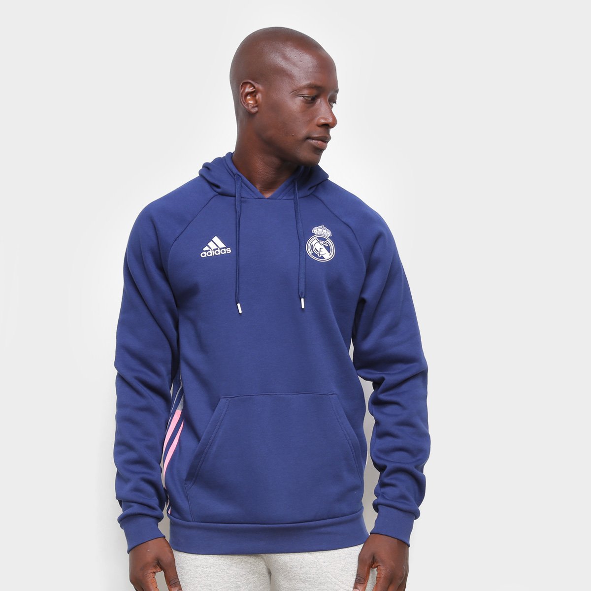 Moletom Real Madrid Adidas Viagem 21/22 Masculino