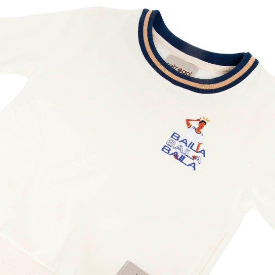 Moletom Real Madrid Baila Infantil Juvenil