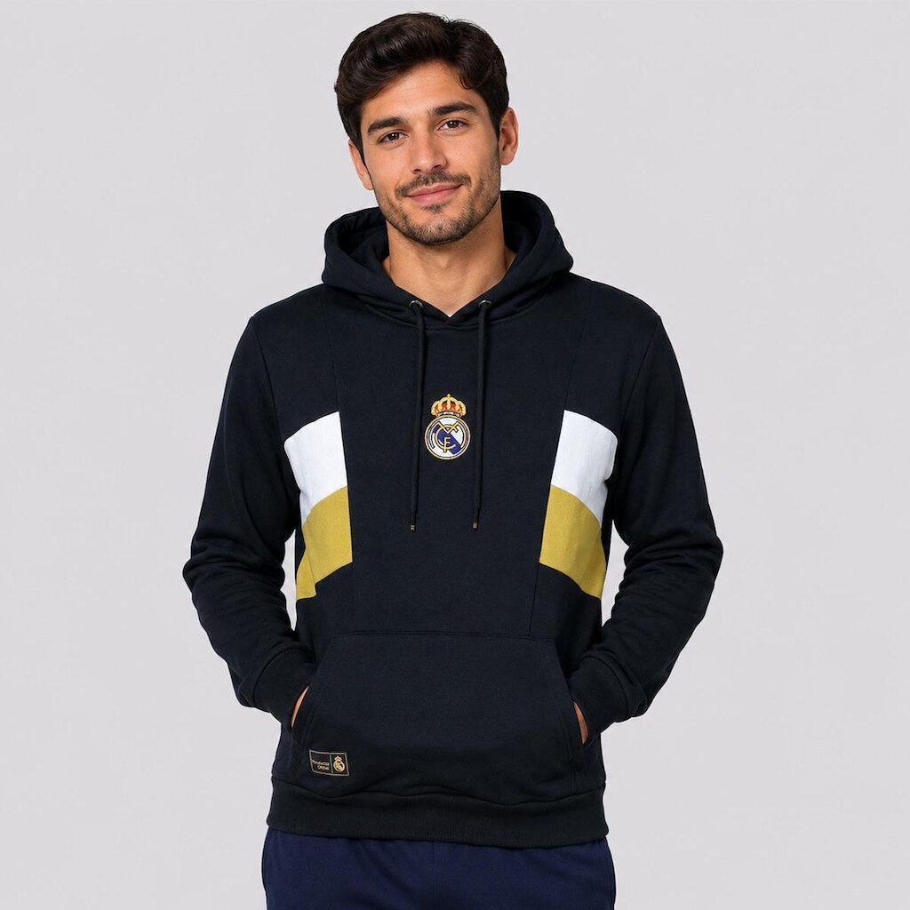 Moletom Real Madrid Canguru   Masculino