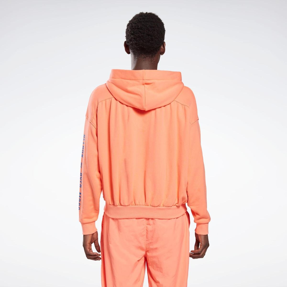 neon orange mens moletom com capuz