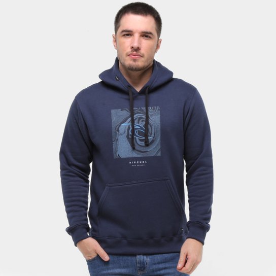 Moletom Rip Curl Icon Box Gabe Masculino - Marinho