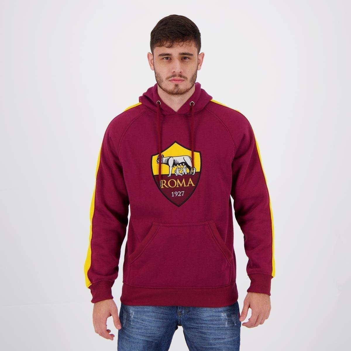 roma nike moletom com capuz