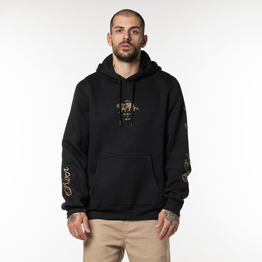 Moletom RVCA Fech Antique 305 Preto-Preto-P
