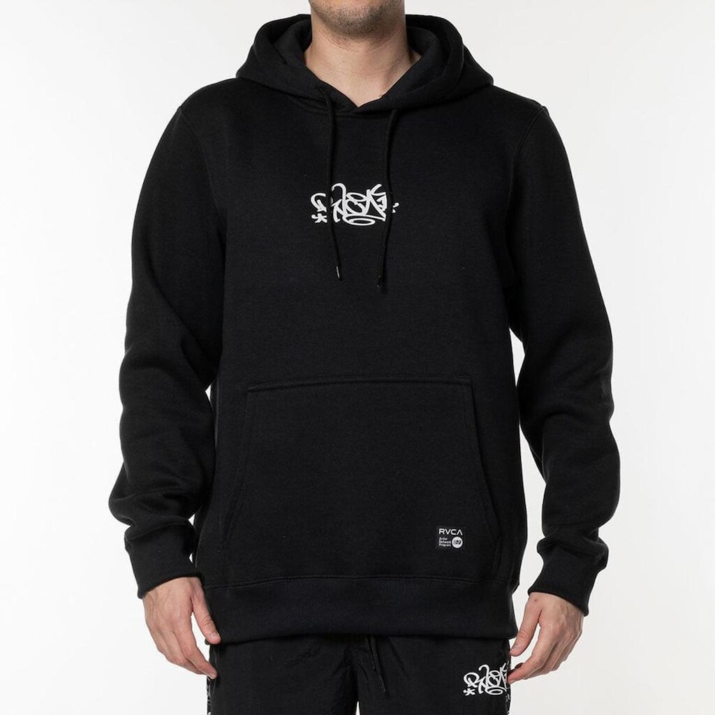 Moletom RVCA Fech Dmote Sport 305 Preto-Preto-G
