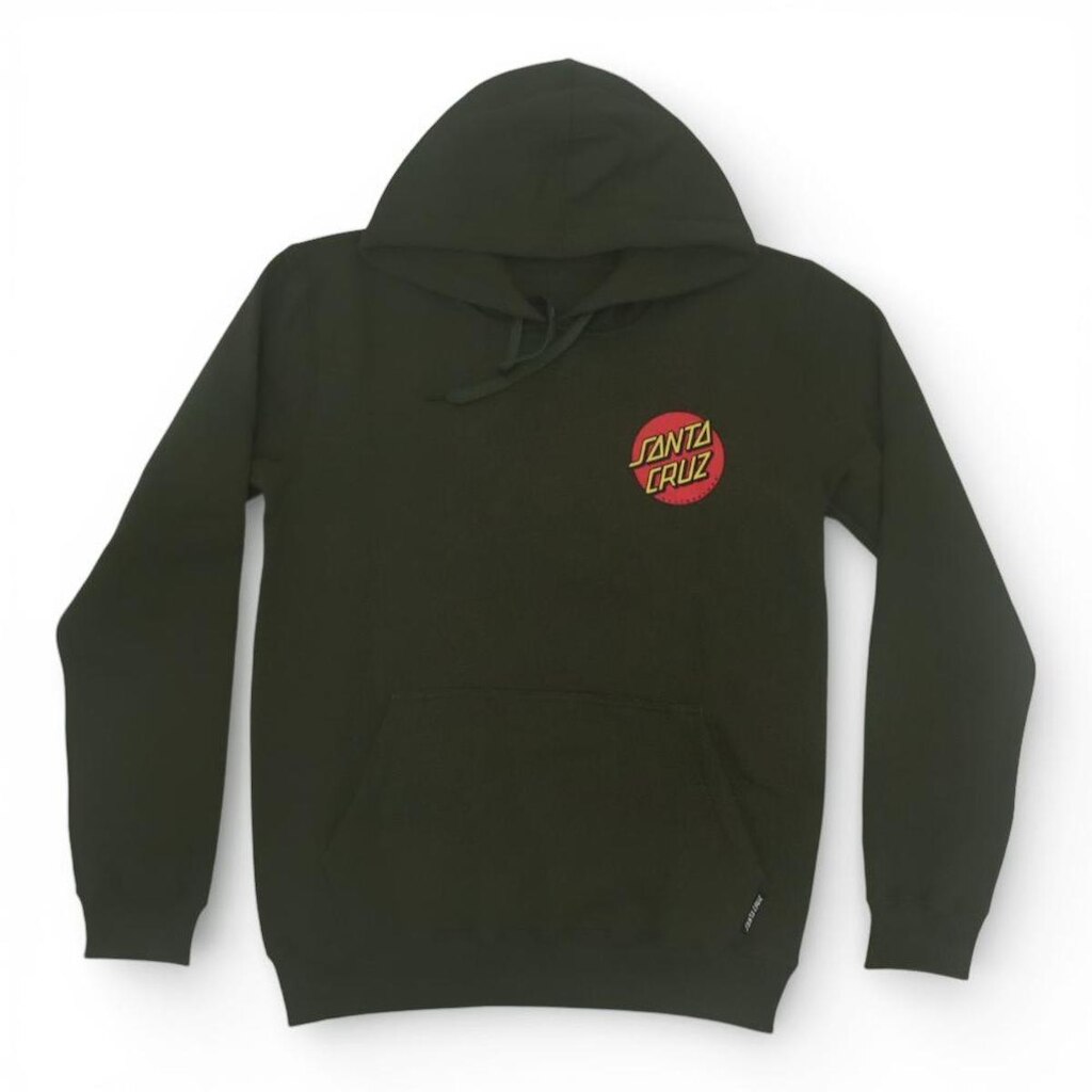Moletom Santa Cruz Canguru Classic Dot - Verde Militar