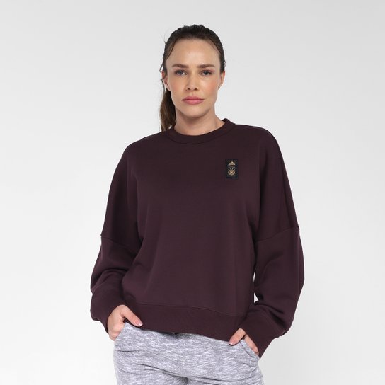 Moletom Seleção Alemanha Adidas Feminino - Off White Menor preço em Moletom Seleção Alemanha Adidas Feminino - Off White