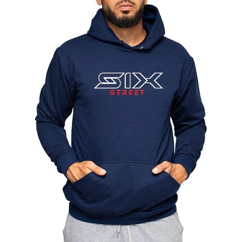 Moletom Six Street Azul Marinho