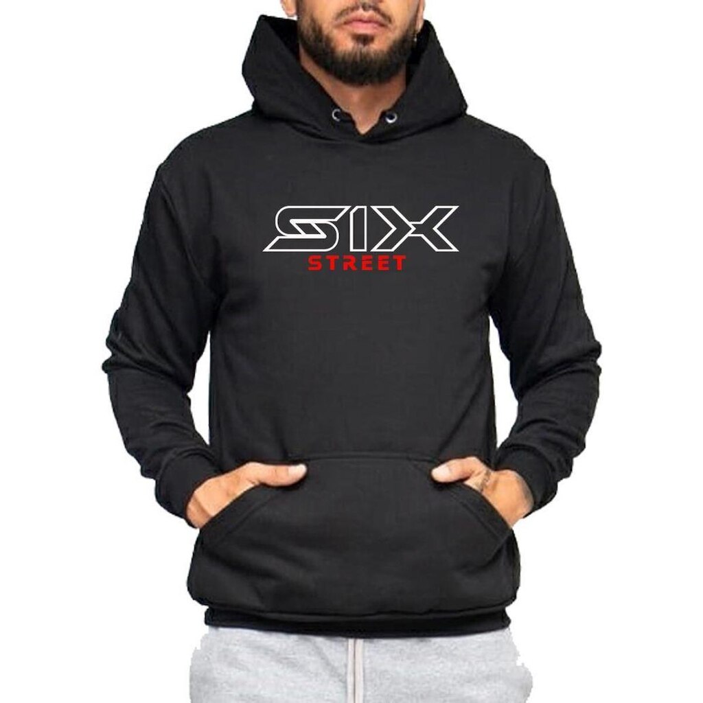 Moletom Six Street Preto