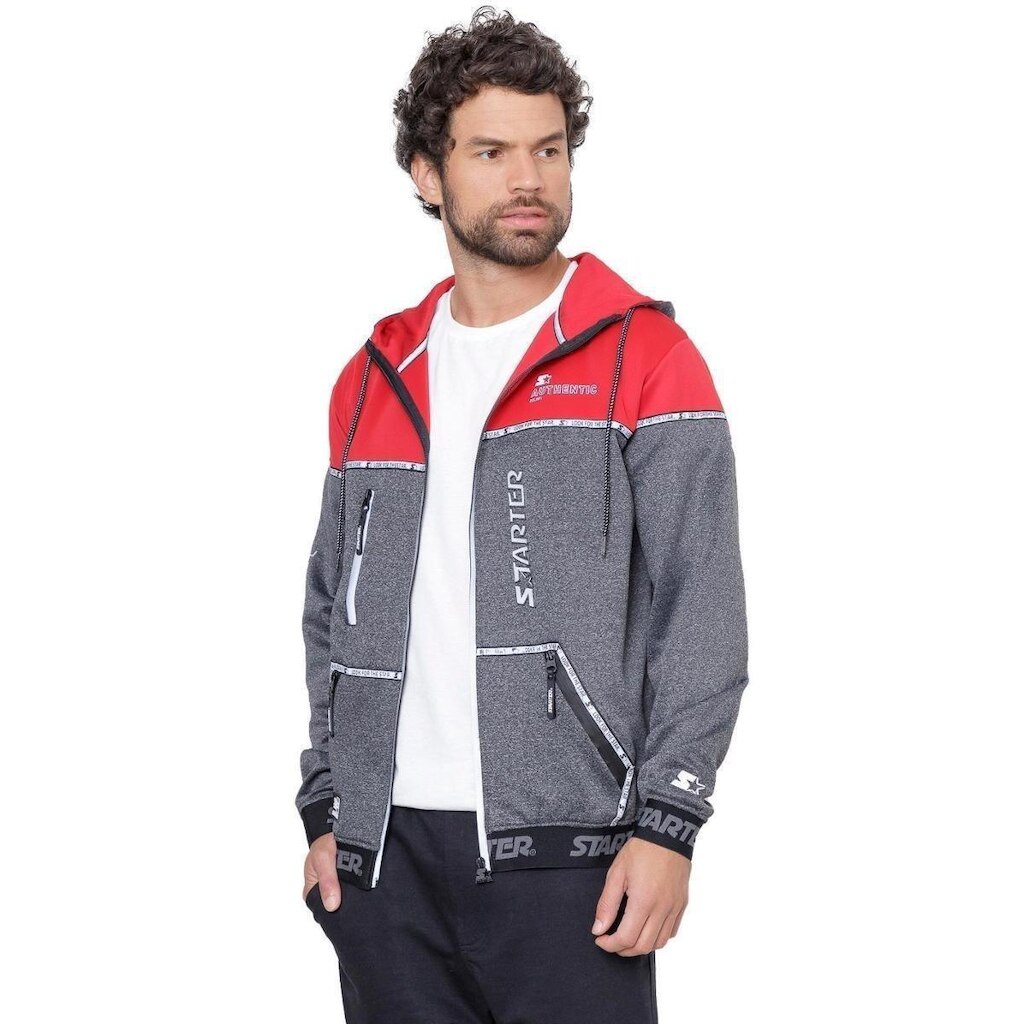Moletom Starter Aberto Com Capuz Masculino