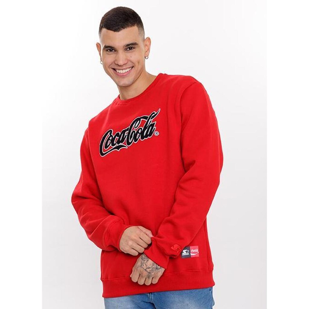 Moletom Starter Collab Coca Cola Chenille Masculino