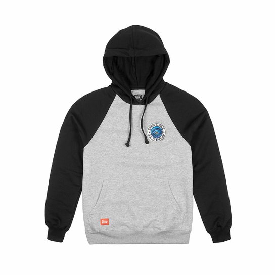 Moletom StoneHead Raglan Dawn Patrol Masculina - Cinza