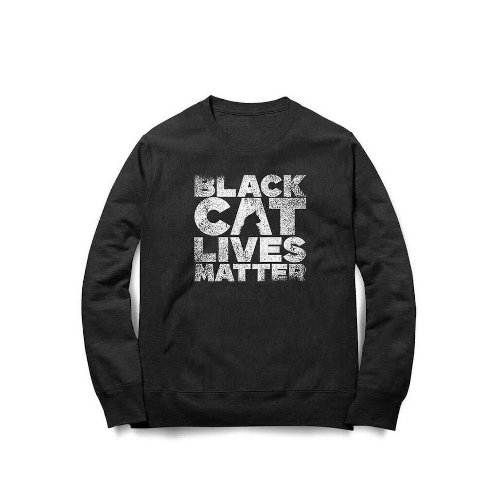 Moletom Studio Geek Black Cat Lives Matter Unissex