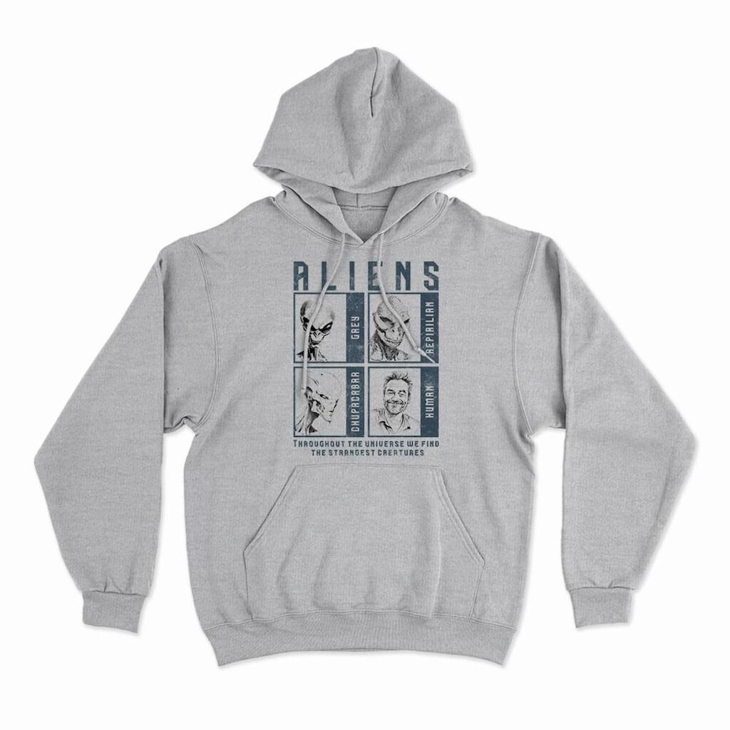 Moletom Studio Geek Com Capuz Aliens Unissex