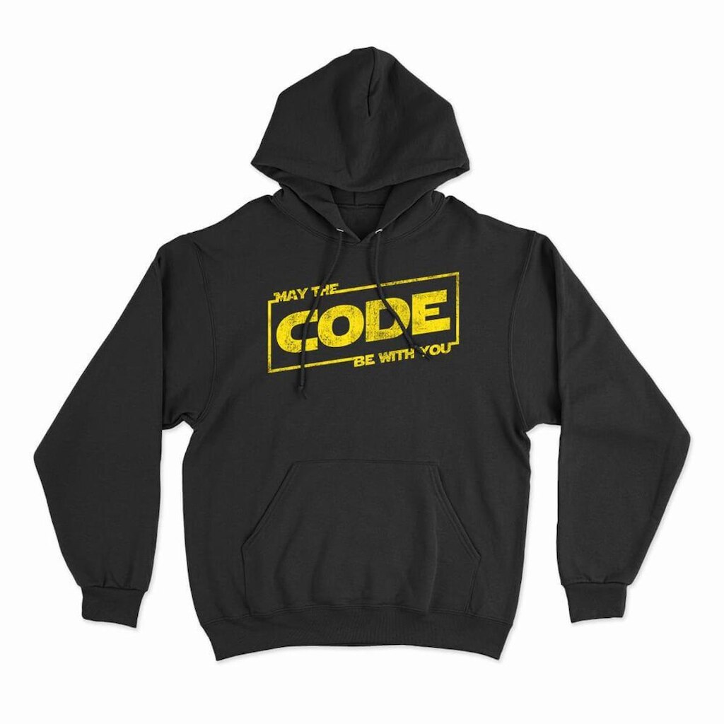 Moletom Studio Geek Com Capuz Code Be With You Unissex