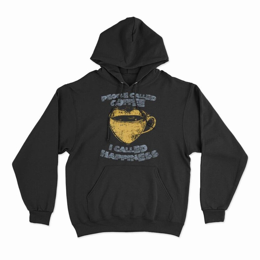 Moletom Studio Geek Com Capuz Coffee Happiness Unissex