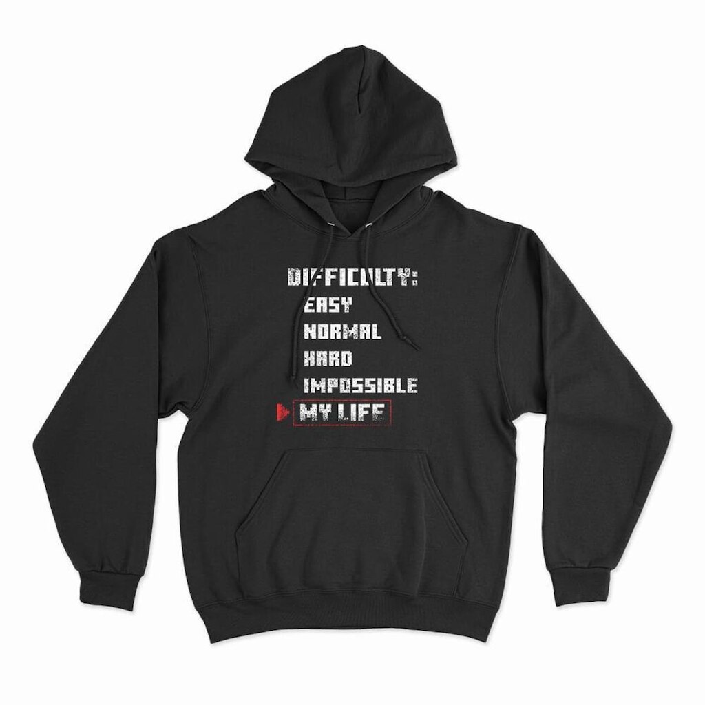 Moletom Studio Geek Com Capuz Difficulty My Life Unissex