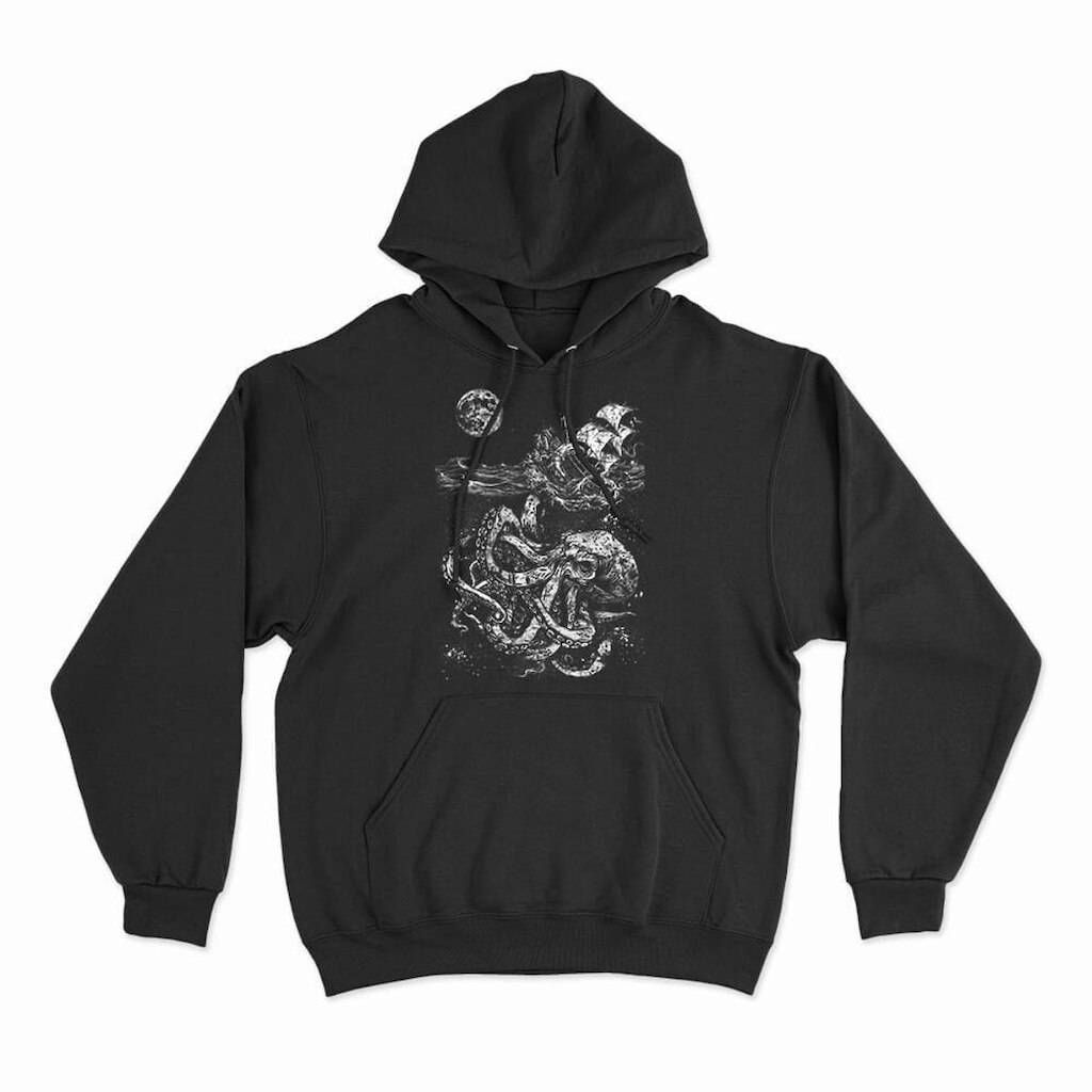 Moletom Studio Geek Com Capuz Kraken Unissex