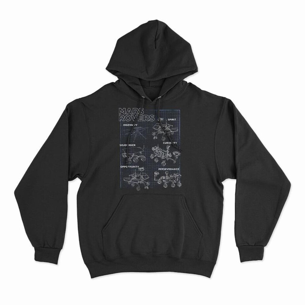Moletom Studio Geek Com Capuz Mars Rovers Unissex