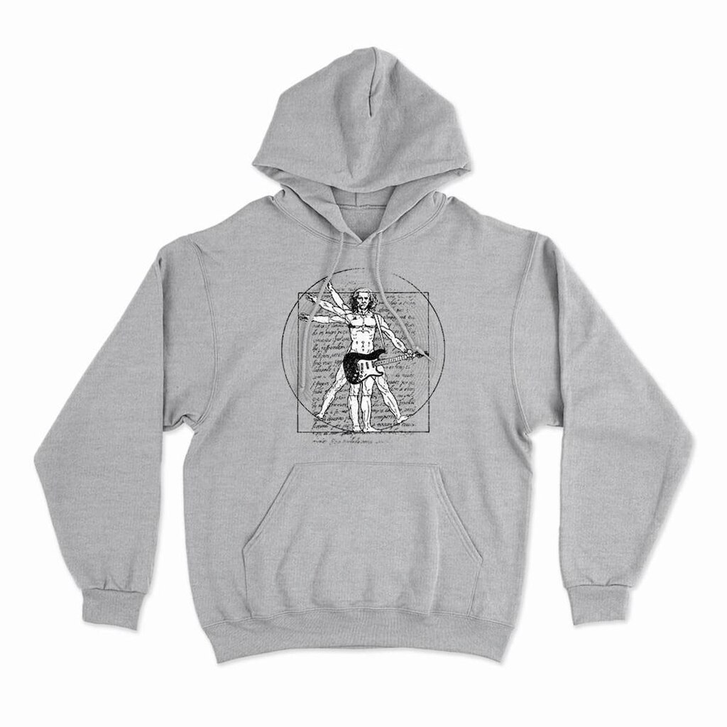 Moletom Studio Geek Com Capuz Vitruvian Rock Unissex