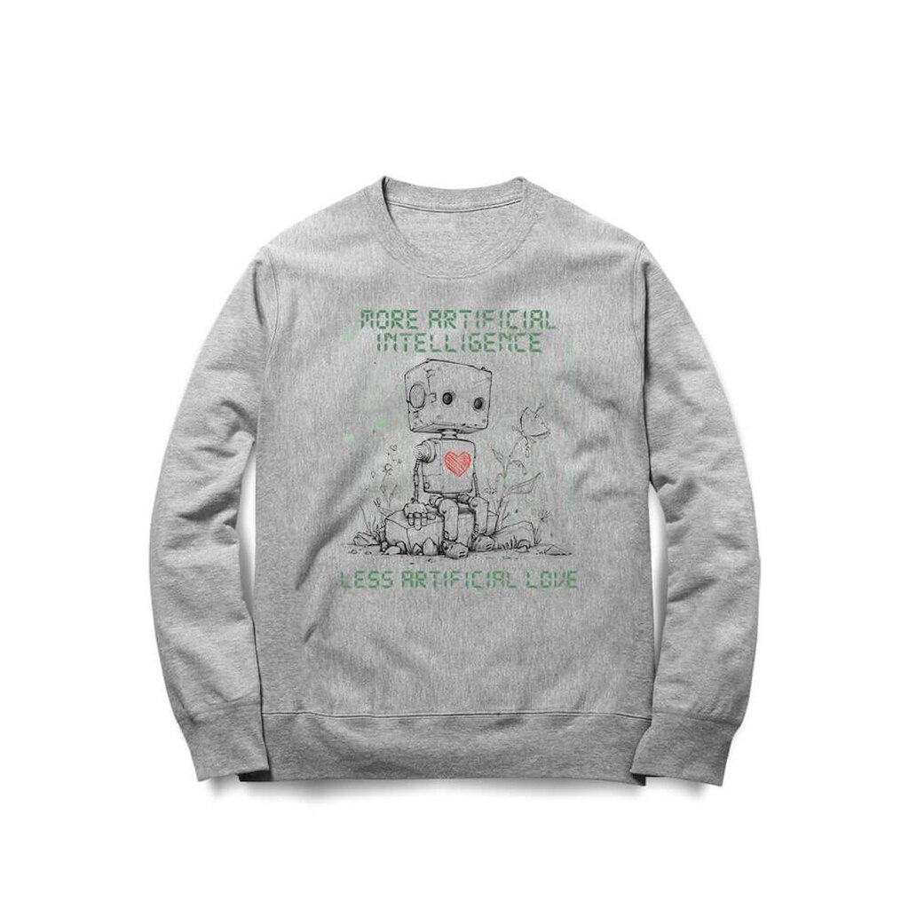 Moletom Studio Geek Less Artificial Love Unissex