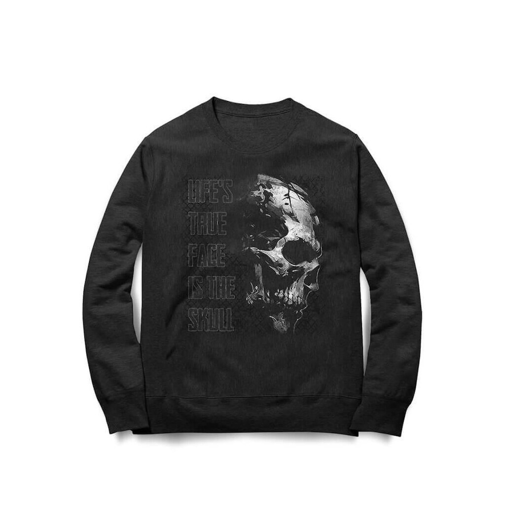 Moletom Studio Geek Life's True Face Is The Skull Unissex