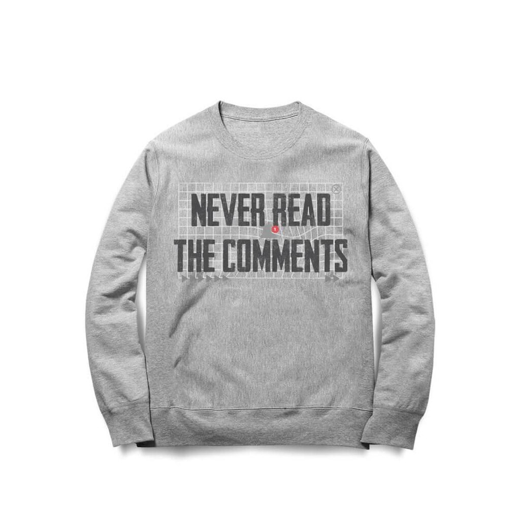 Moletom Studio Geek Never Read The Comments Unissex