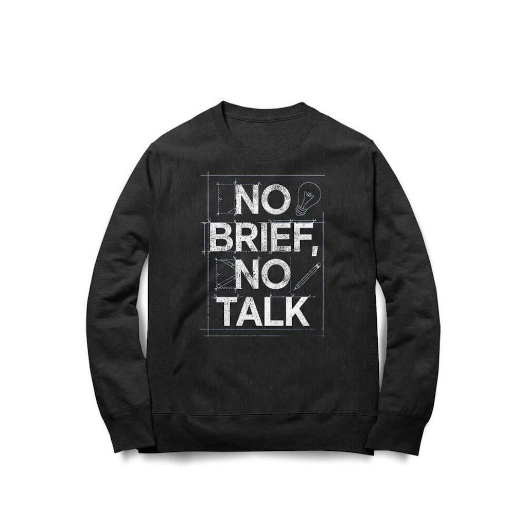 Moletom Studio Geek No Brief No Talk Unissex