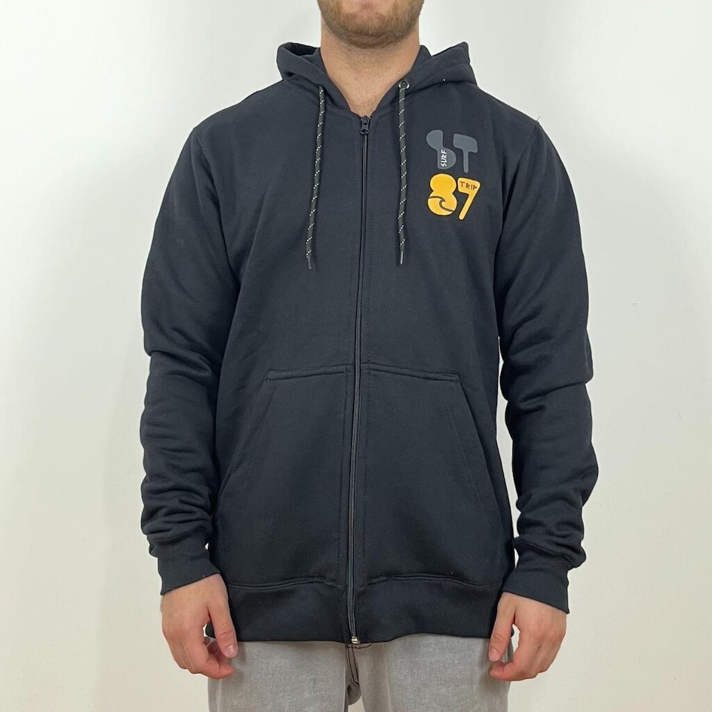 Moletom Surftrip Silk Costa Preto - Masculino