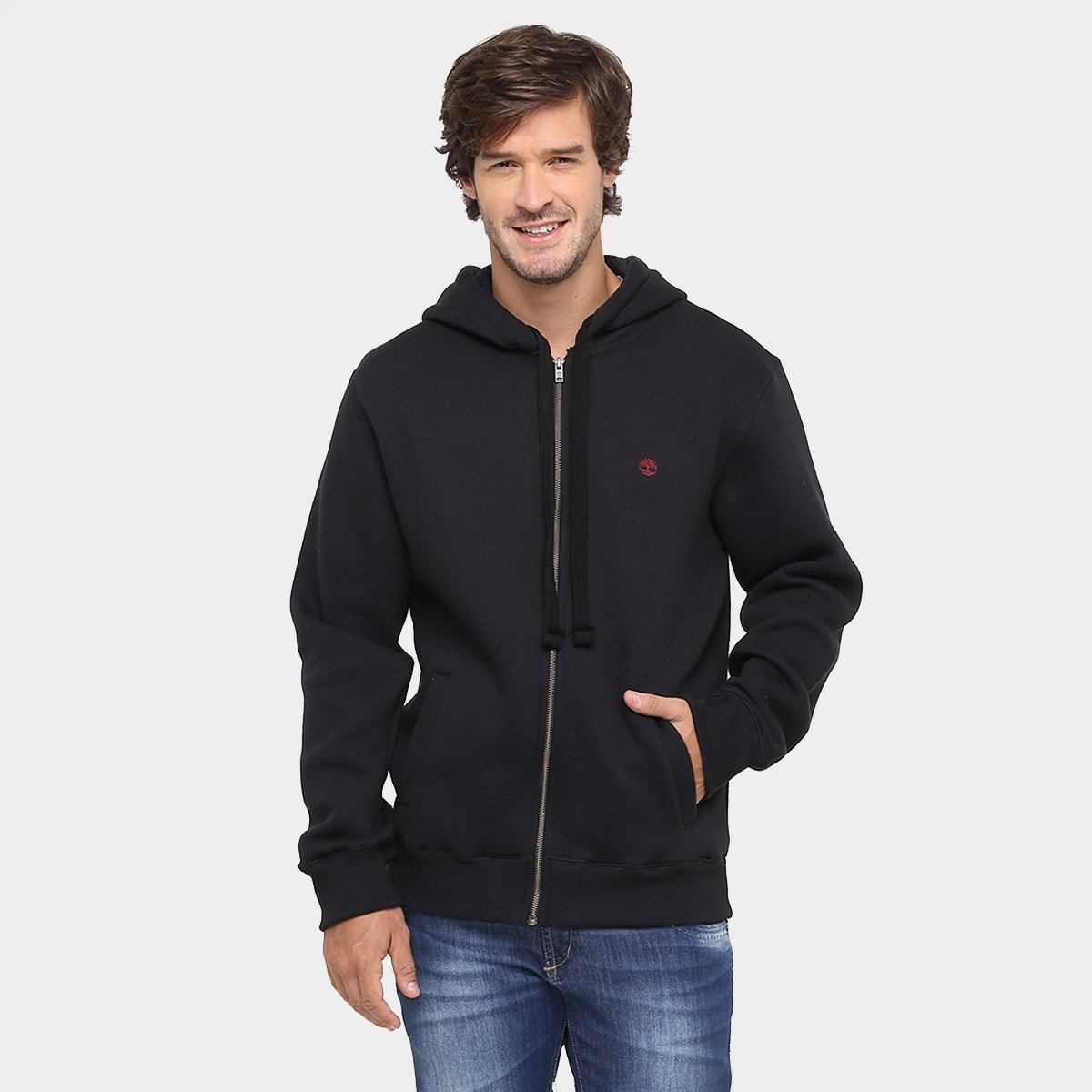 superdry polar fleece zip moletom com capuz